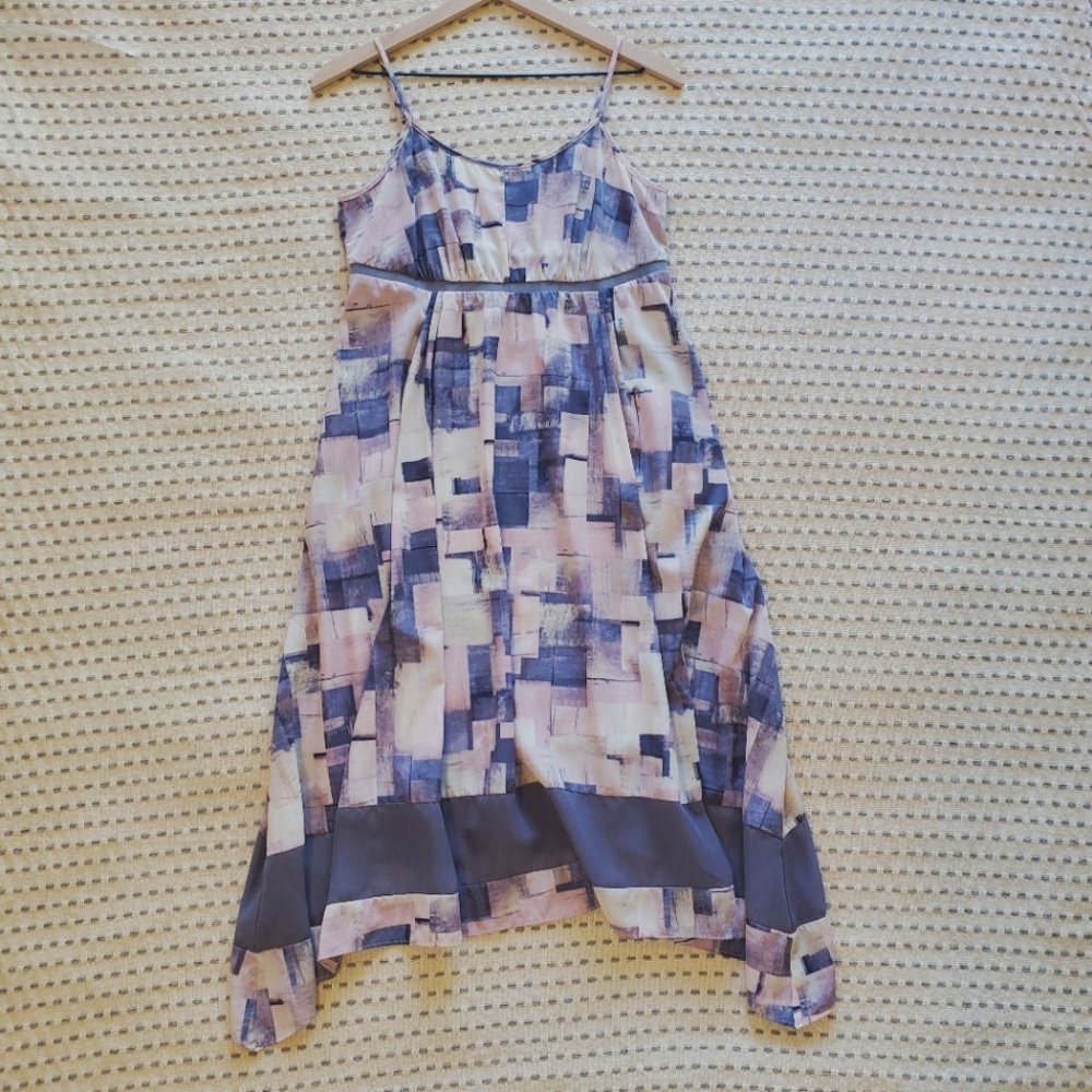 Simply Vera Wang Empire Waist Summer Dress, Hidden Pockets, Lavender, Medium